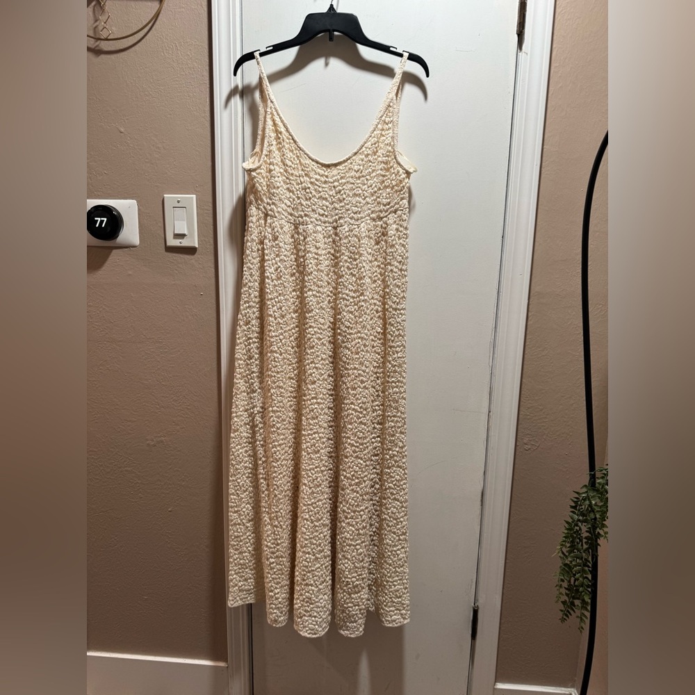 NWT Rebecca Taylor Lace Maxi Dress In Beige Size L - Picture 4 of 16